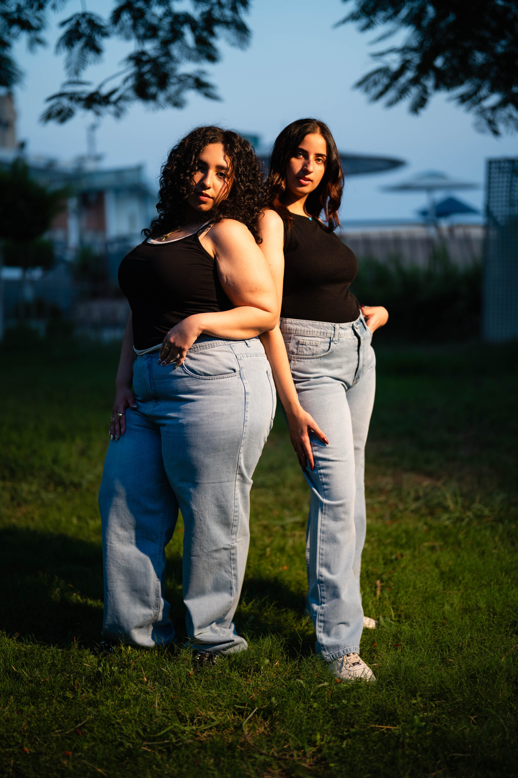 Street Wide Leg Jeans – Light Blue